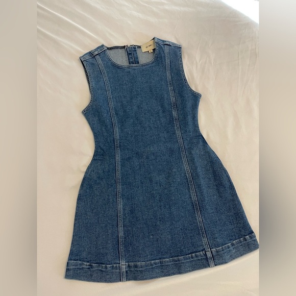 DL1961 Girls betty Blue Denim jean Dress small - Picture 4 of 8